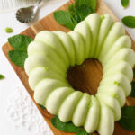 Semifreddo dolce di piselli freschi, ricotta e menta