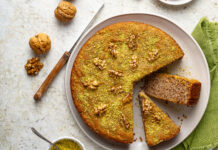 Torta libanese di datteri e noci