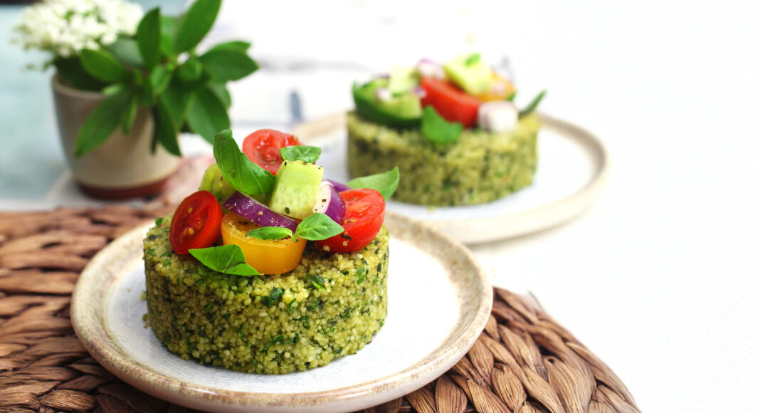 Tortini di panzanella al cuscus