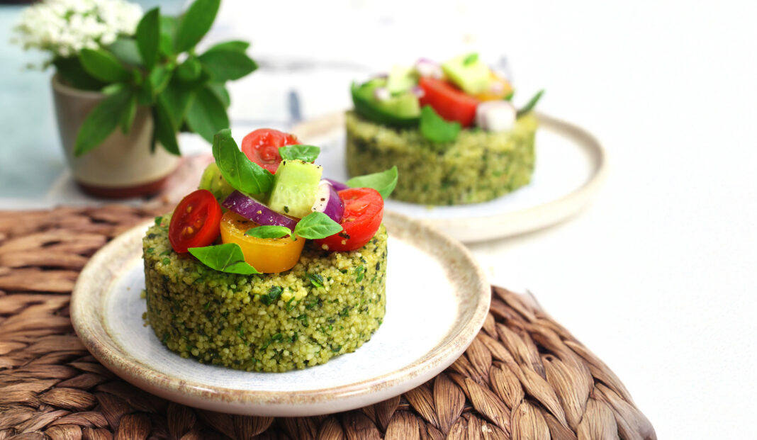 Tortini di panzanella al cuscus