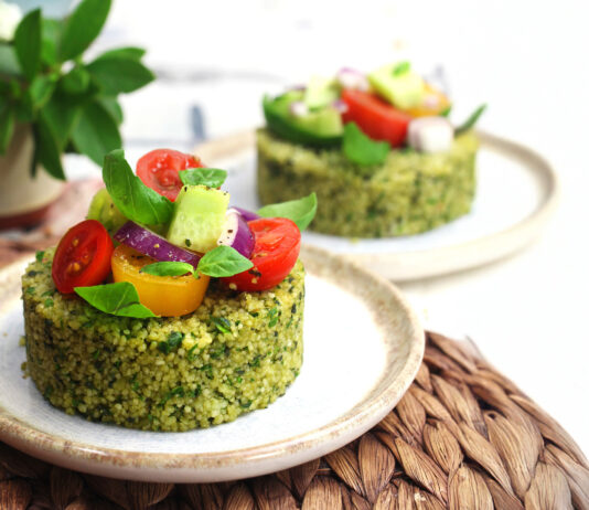 Tortini di panzanella al cuscus