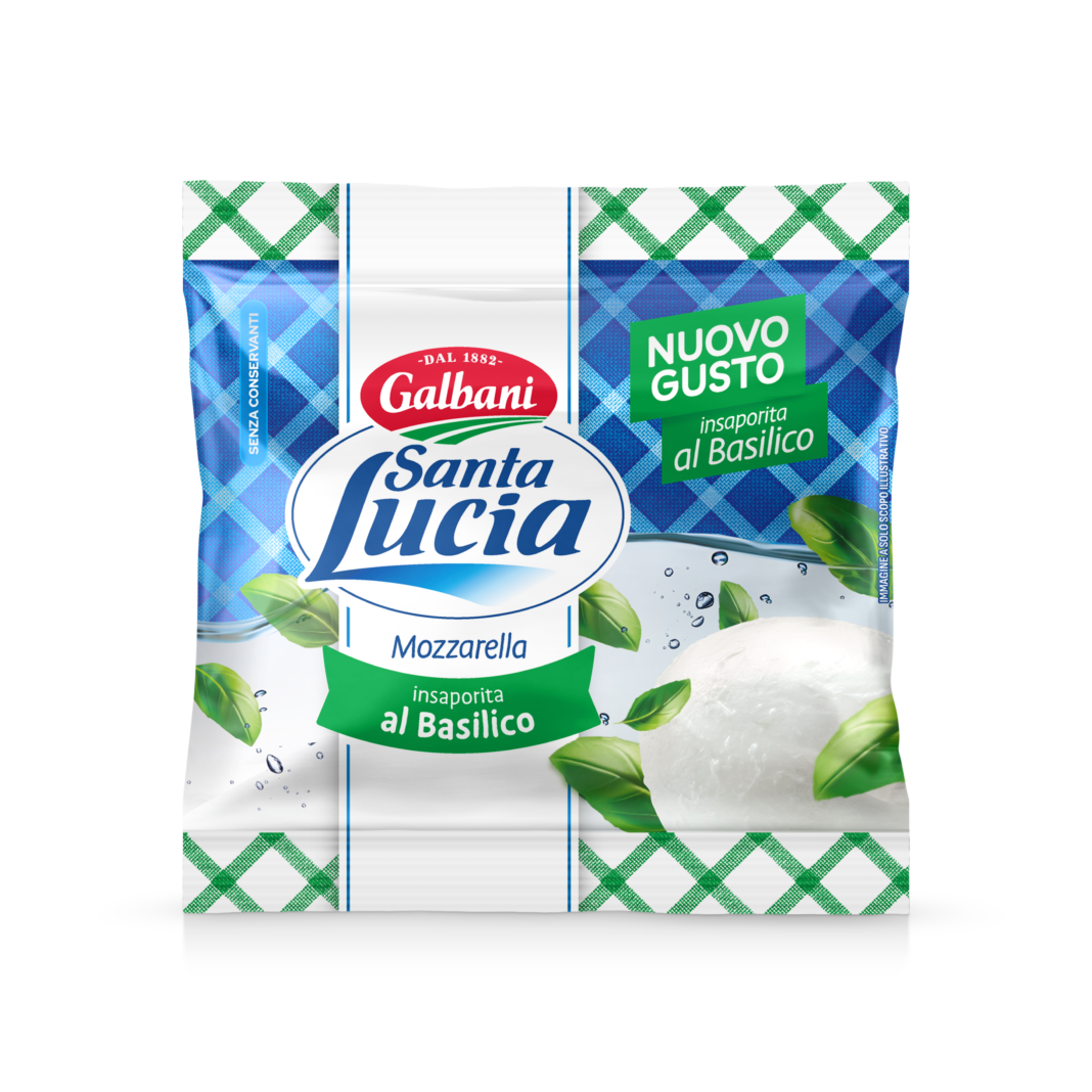 Mozzarella Galbani Santa Lucia Insaporita al Basilico