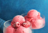 Gelato crudo ai lamponi