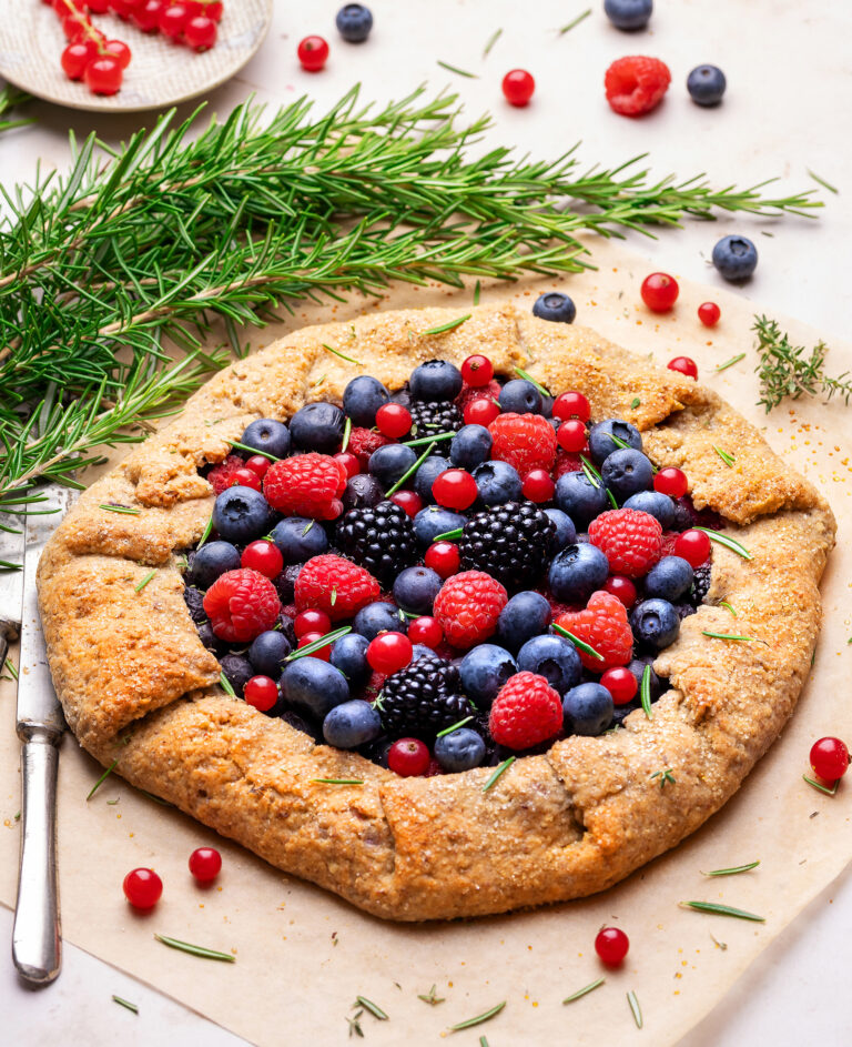 galette-frutti-bosco Galette integrale di mandorle ai frutti di bosco