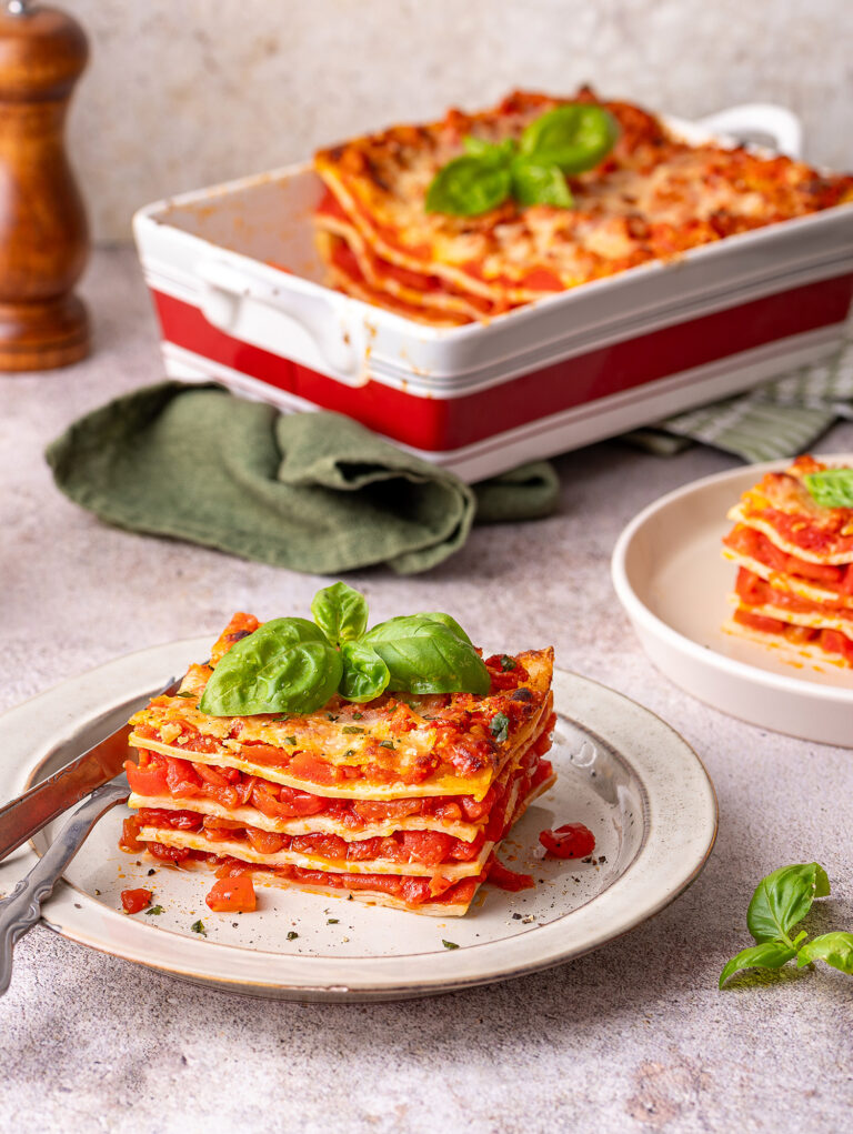 lasagne-fresche-dadolata Lasagne fresche con dadolata di pomodori