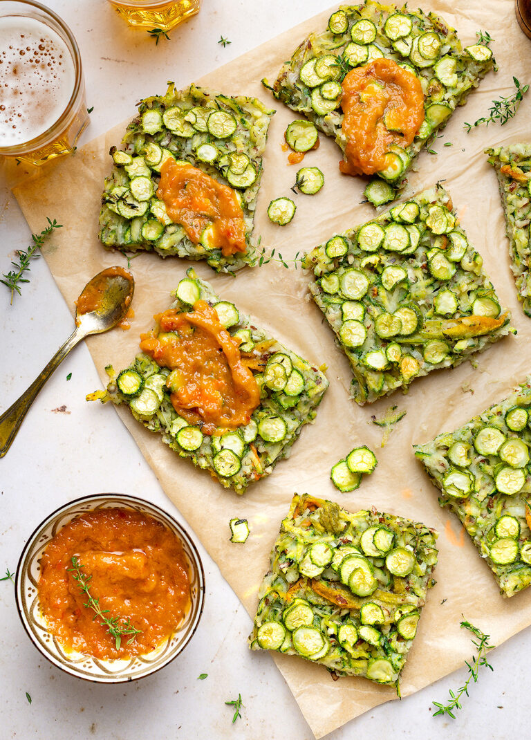 scarpaccia-zucchine Scarpaccia di zucchine con salsa agrodolce al peperoncino