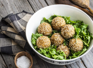 Polpette al forno di ceci, avena e paprica