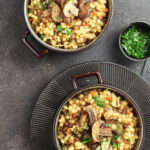 Fregola sarda con lenticchie e funghi