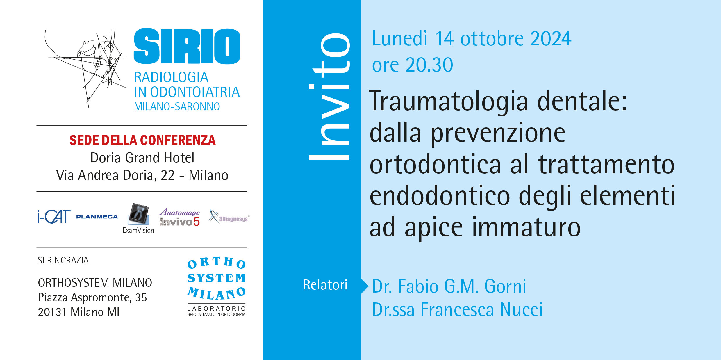 SIRIO radiologia dentale