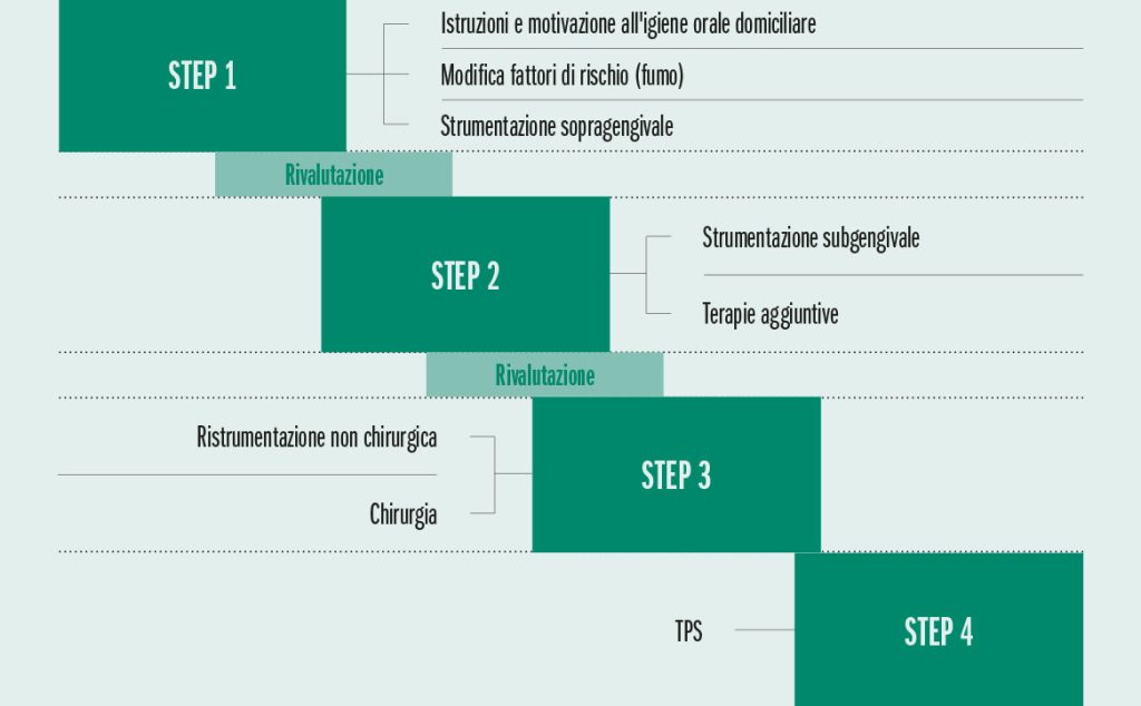 Fig. 1 I 4 step previsti dalle linee guida