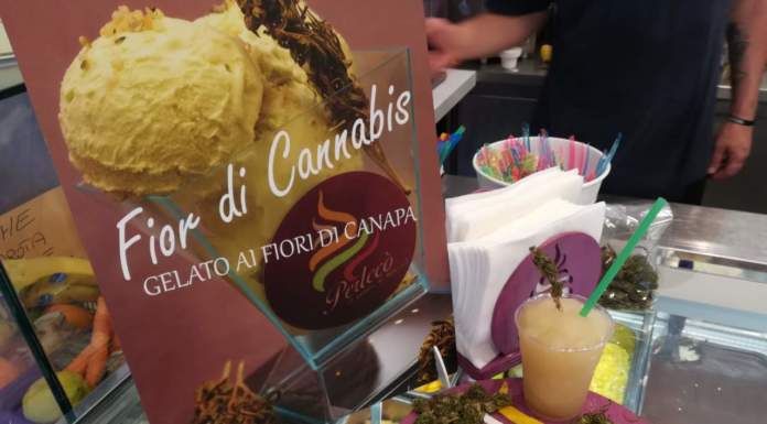 gelato e granita alla cannabis