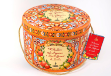 Il panettone Fiasconaro D&G vola in Francia Panettone Fiasconaro agli Agrumi e Zafferano di Sicilia - Dolce&Gabbana (confezione)
