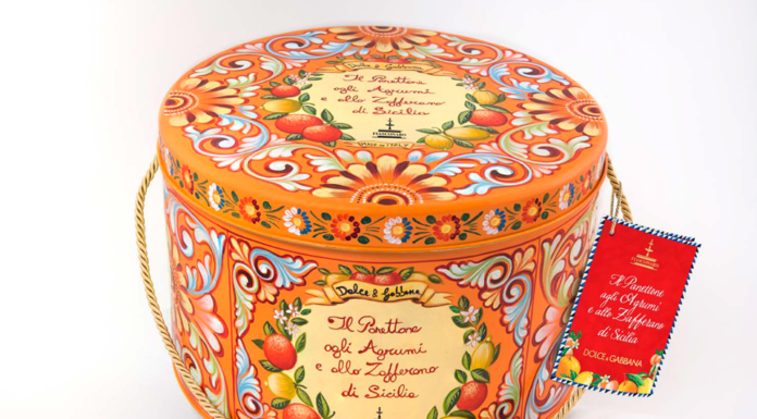Panettone Fiasconaro agli Agrumi e Zafferano di Sicilia - Dolce&Gabbana (confezione)