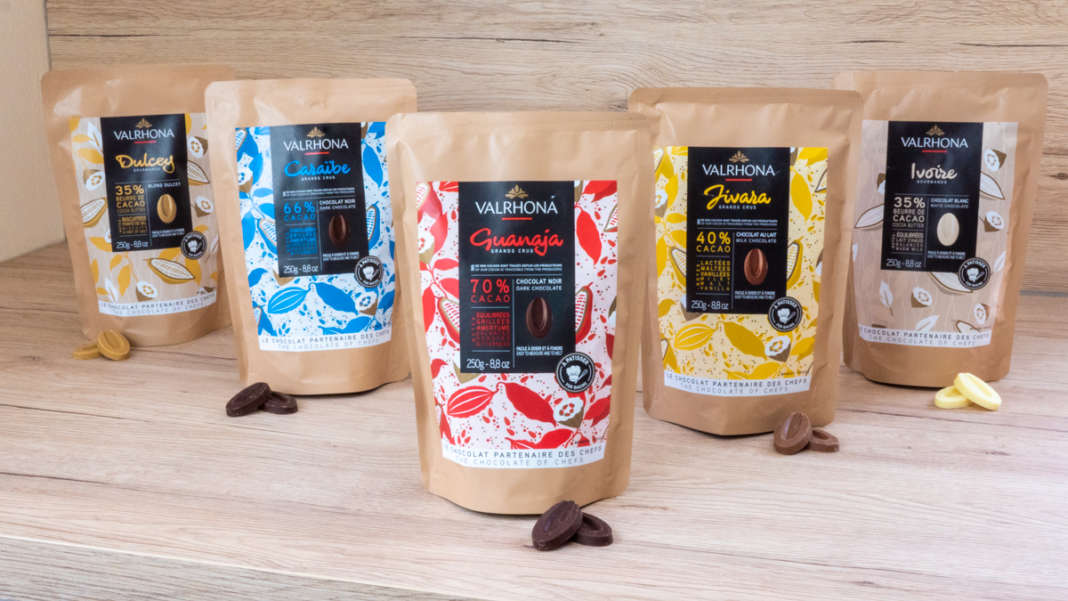 Ambiance patisserie Cooking 250g Dulcey Caraibe Jivara Guanaja Ivoire valrhona