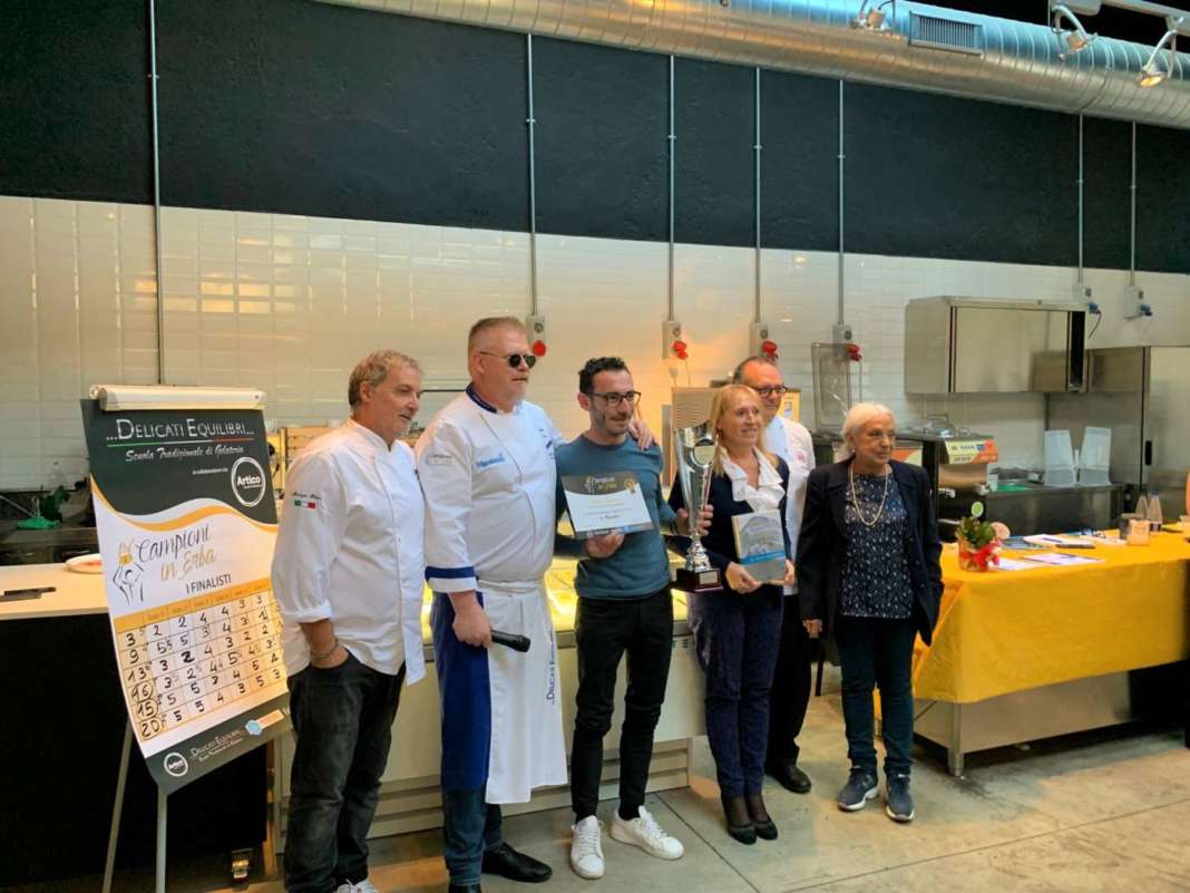 Il vincitore di Campioni in Erba 2022 è Valter Spada, Gelateria del Bailo a Sarezzo, Bs ok