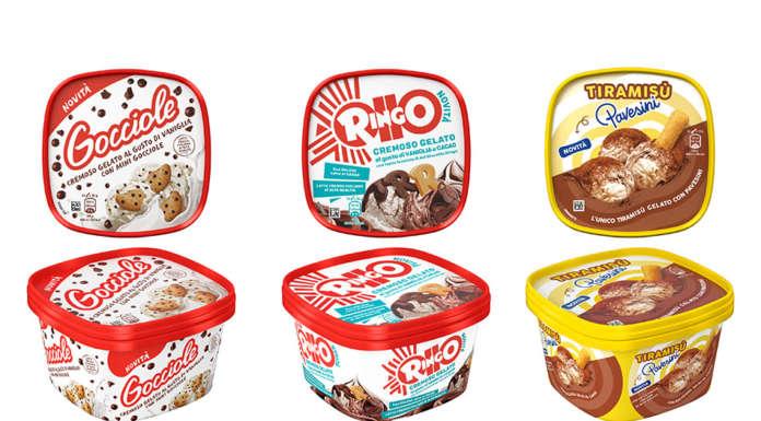 Pavesini, Ringo e Gocciole diventano gelato