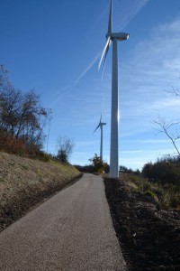 Betonrossi | Drainbeton per la pista ciclabile del parco eolico Monte Mesa