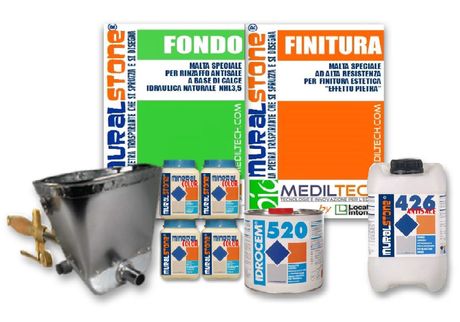 I prodotti che compongono la gamma BioMuralstone