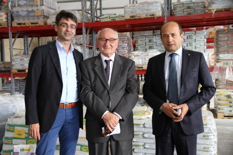 Andrea Biagioni, presidente Ascomed di Pesaro e Urbino, Giuseppe Freri, presidente Federcomated e Amerigo Varotti, direttore Confcommercio di Pesaro e Urbino.