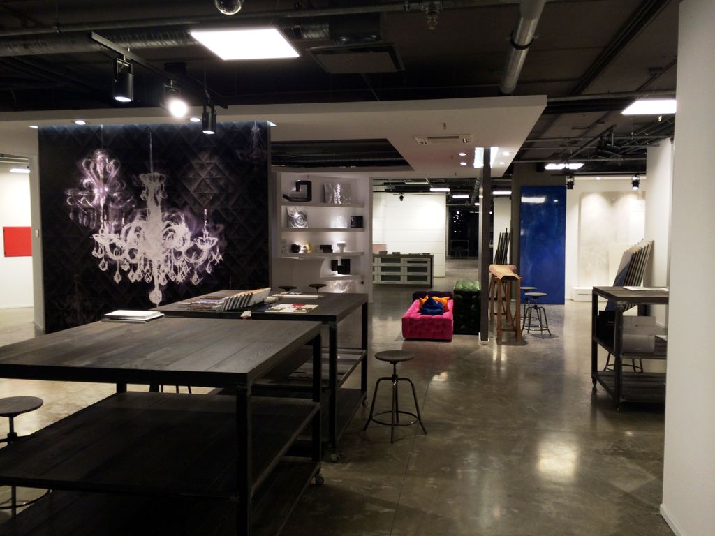 Uno scorcio dello showroom Desetacasa