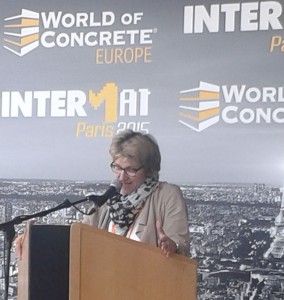 Maryvonne Lanoë | Segretario Generale del Salone «Intermat 2015 ha rappresentato la base di una ripresa annunciata a livello internazionale. In generale, visitatori molto qualificati e con molti progetti hanno permesso di vivere un’edizione dinamica che ha infuso fiducia a tutti gli operatori del settore». 