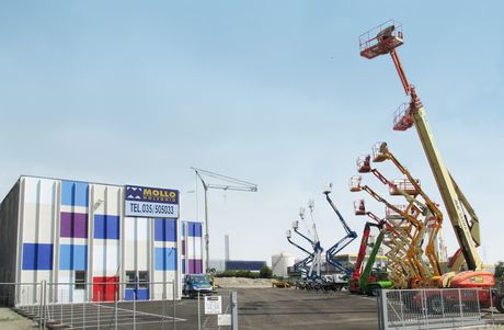 La nuova filiale bergamasca di Mollo Noleggio (foto Mollo Noleggio)