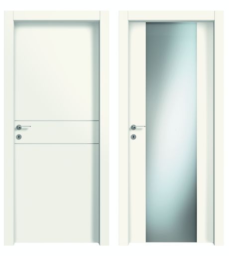 Newport laccato bianco e con vetro