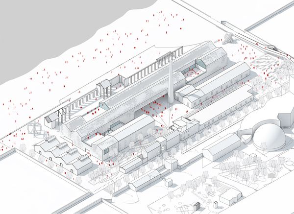 Rendering del progetto vincitore