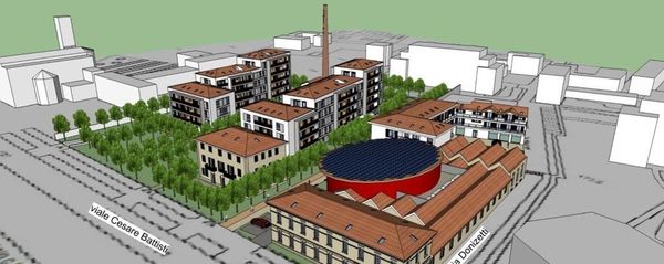 L'area oggetto del recupero include oltre all'area industriale Feltrificio Scotti, anche l'ex Casa delle aste e Villa Azzurra