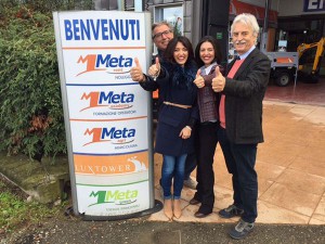 Da destra, Pietro Taini (Presidente), Paola Taini (Direzione finanziaria), Elisa Taini (Direzione commerciale), Marco Chiapparoli (Amministratore unico)