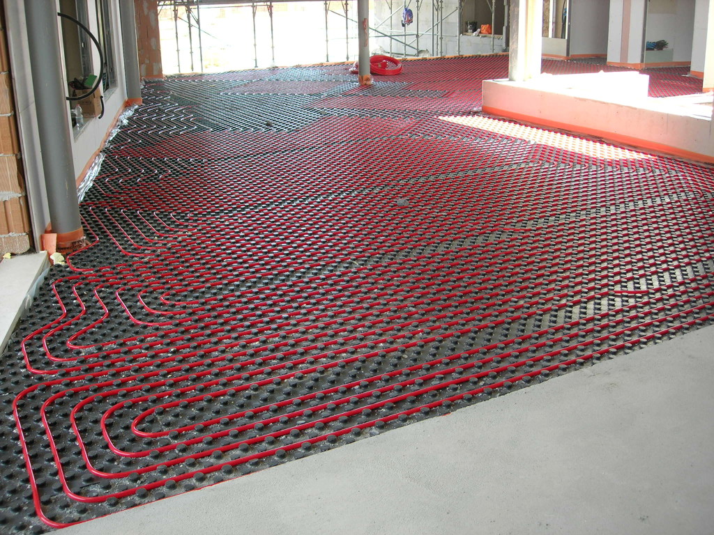 La rete impiantistica nel locale cucina.