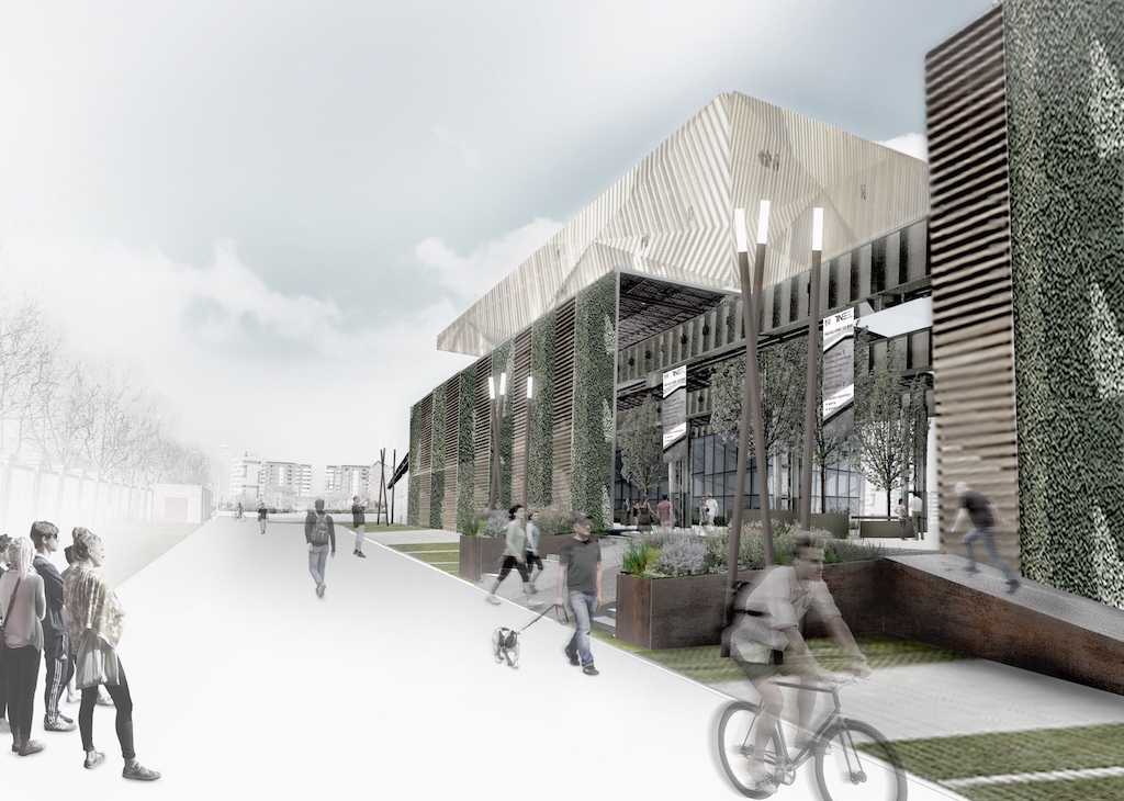 Concorso Mirafiori, progetto finalista (foto di Mario Cipriano, Studio Baietto Battiato Bianco Architetti Associati, Officinemultiplo srl, BOX Architetti Associati, Paolo Verri, Luca Berardo, Noemi Gallo, Nicoletta Petralla, QueSiTe, Lorenzo Lamberti)