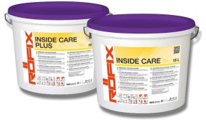 Le pitture Röfix Inside Care contengono additivi speciali contro il formarsi delle muffe e dei funghi.