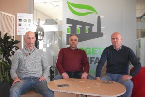 Gianni Tomasi, Paolo Zoni e Paolo dalla Pellegrina soci PietraNet.