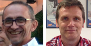 Sandro Scarpari, Sales manager Itw Construction Products Italy per il settore edile, e Stefano Trisoglio, product manager Spit