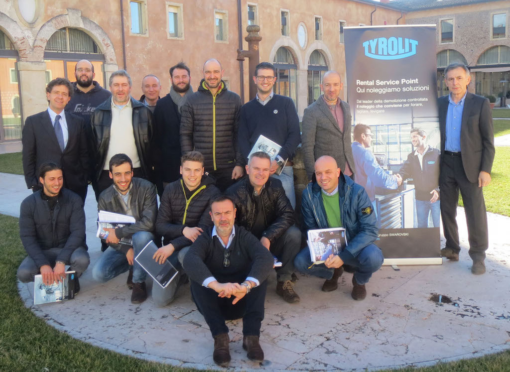 I partecipanti al Meeting Partner di Tyrolit Rental Service