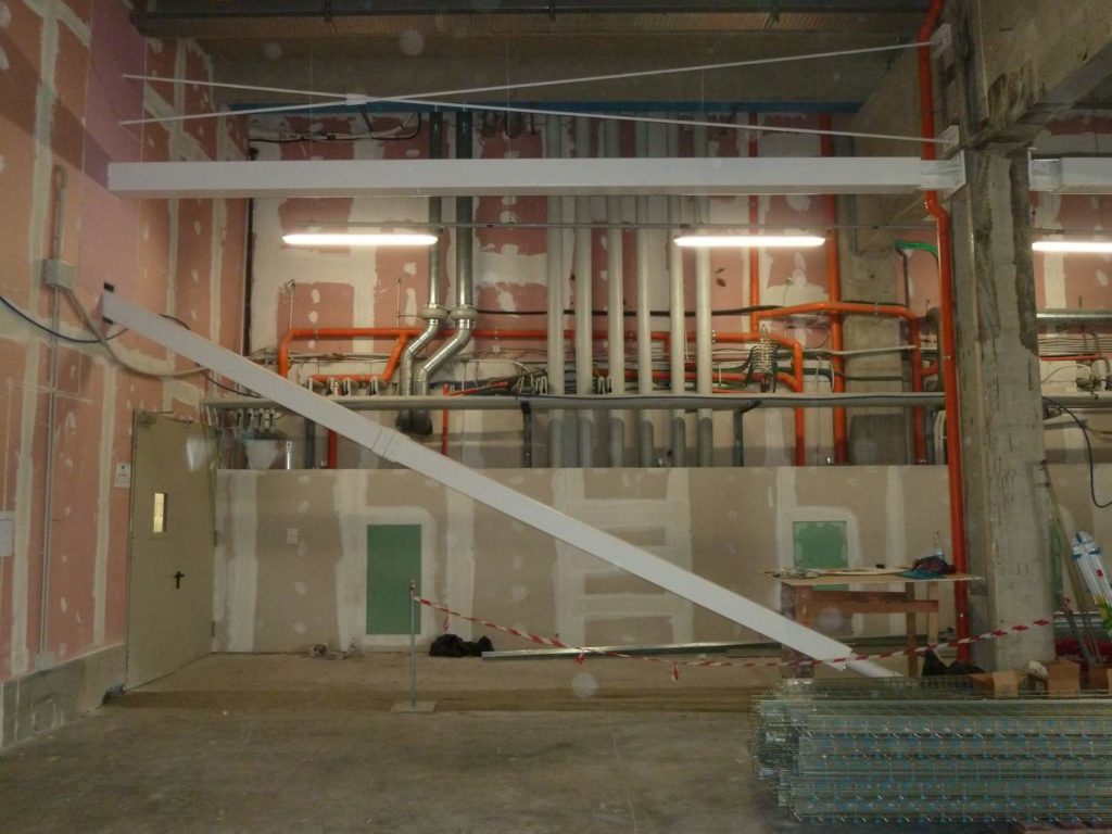 Particolare di cantiere. 