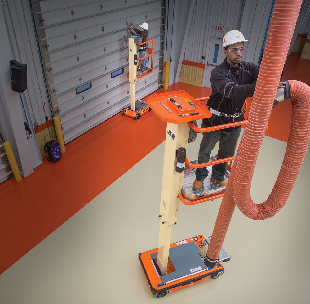 Ecolift: i numeri 1.5 e 2.2 rivelano laltezza della piattaforma.