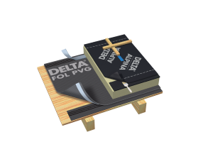 Schema tetto: Delta fol pvg + Delta Alpina.