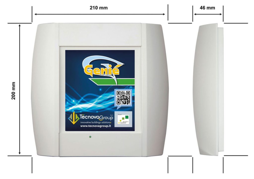 Genié nella versione Light indicata per un’installazione autonoma.