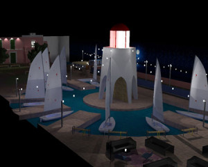 L’area portuale non più solo luogo di transito ma fruibile durante tutto l’anno: verrà proposto come uno spazio vivo, pulsante, di aggregazione sociale un’area opportunamente allestita per incontri, conferenze.