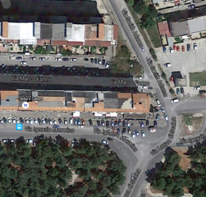 Area urbana tra via Lanza di Scalea e via Morvillo.