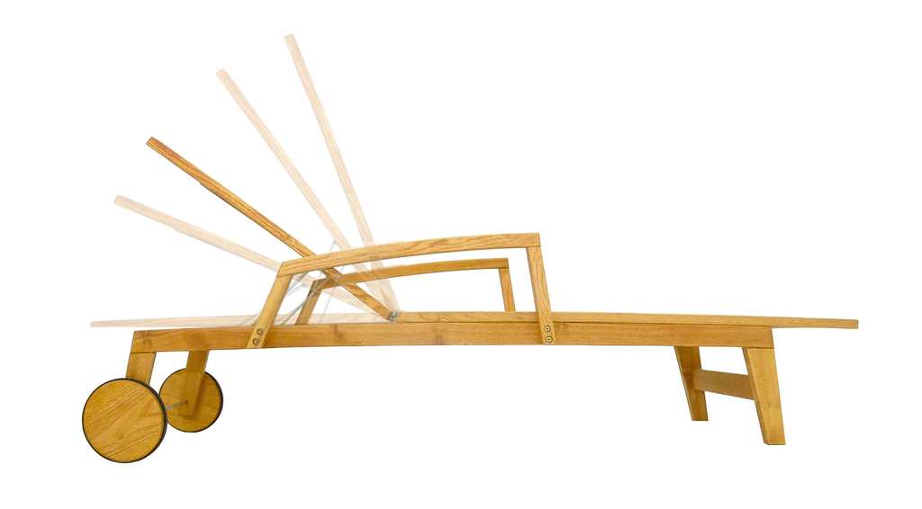 Il lettino Flor (foto Pircher)