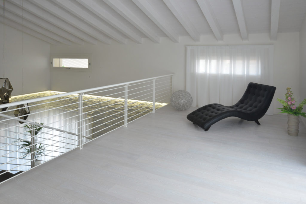 Particolare degli interni.