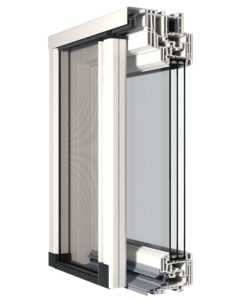 Zanzariera per porta finestra (foto Finstral)