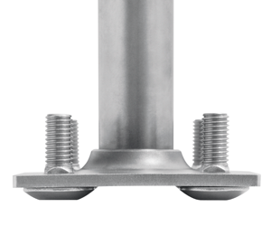 La base sollevata per mantenere sempre l'areazione.