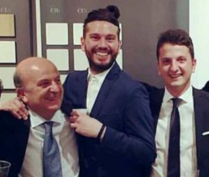 Da sinistra: Michele, Davide e Trifone Dioguardi