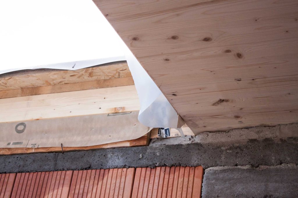 Stratigrafia della copertura della soprelevazione.