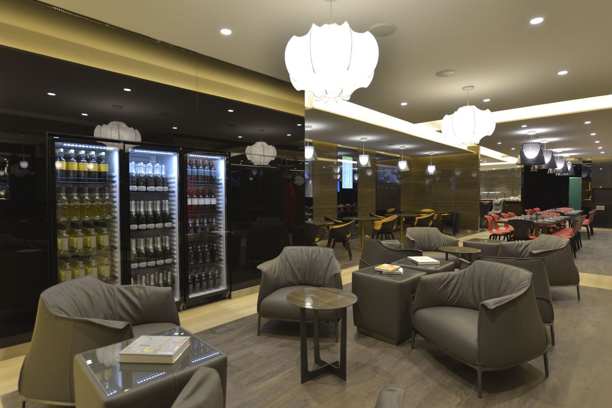 Casa Alitalia è stata ideata per sembrare simile ad una casa privata.