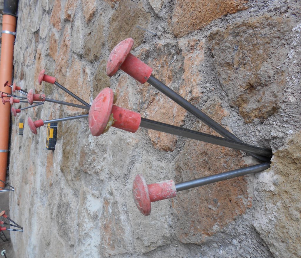 Dettaglio del test penetrometrico: 2 eseguiti pre-iniezione e 1 post-iniezione.